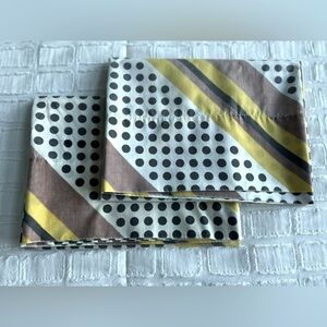 Yves Saint Laurent 2 Pillowcases Designed by YSL Woven By Fieldcrest